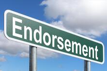 Green Endorsement Sign