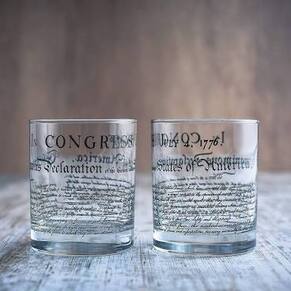  Two drinking glasses