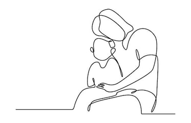  Drawing of mother and child